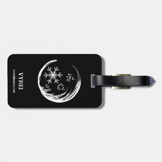 冬の紋章 ラゲッジタグ (裏面横)