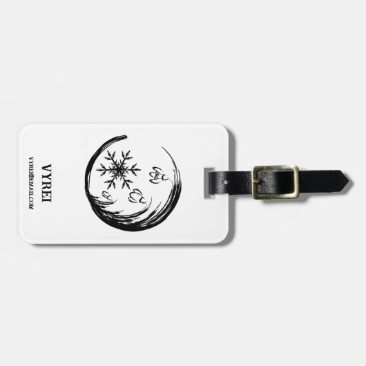 冬の紋章 ラゲッジタグ (正面横)