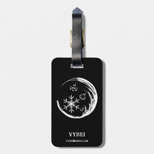 冬の紋章 ラゲッジタグ (裏面縦)