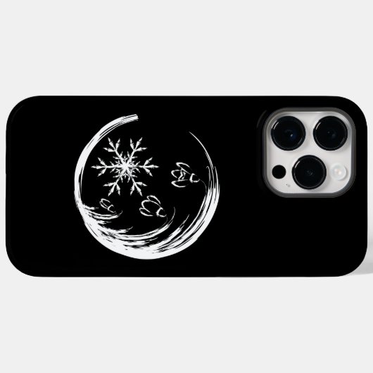 冬の紋章 Case-Mate iPhoneケース (裏面 (横))