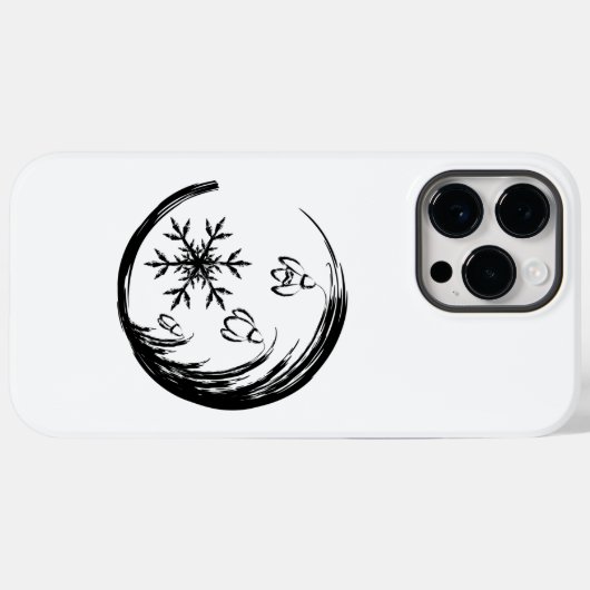 冬の紋章 Case-Mate iPhoneケース (裏面 (横))