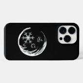 冬の紋章 iPhoneケース (裏面横)