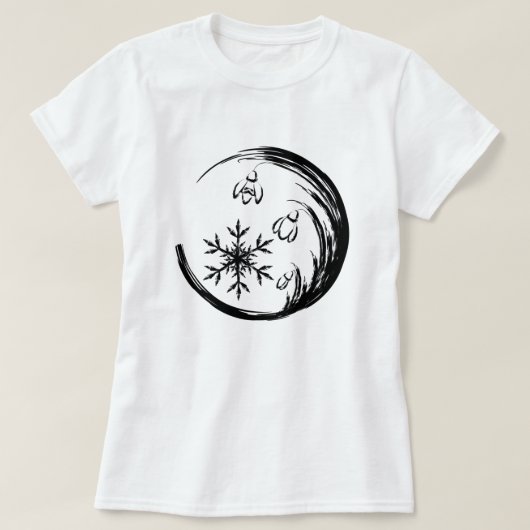 冬の紋章 Tシャツ (デザイン正面)