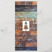 冬の納屋、クリスマスメニュー メニュー (裏面)