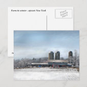 冬の納屋 ポストカード (正面/裏面)