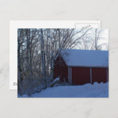 冬の納屋 ポストカード (正面/裏面)