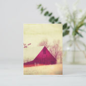 冬の納屋 ポストカード (スタンド正面)