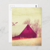 冬の納屋 ポストカード (正面/裏面)