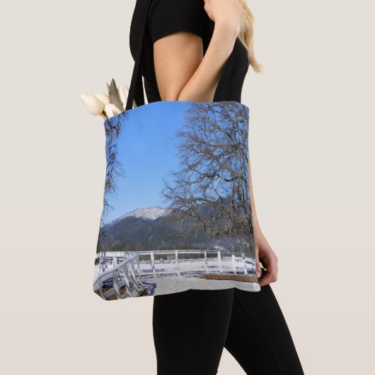 冬の素敵な日…... トートバッグ (クローズアップ)