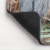 冬の素晴らしい青鷲の狩り マウスパッド (コーナー)