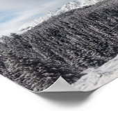 冬の素晴らし景色 ポスター (角)