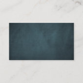 冬の素朴なフローラ結婚のウェブサイトRSVP挿入 名刺 (裏面)