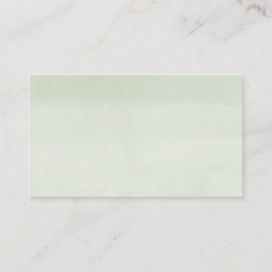 冬の素朴な緑の赤ちゃんシャワーおむつラッフル エンクロージャーカード (裏面)