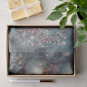 冬の素朴ウサギのクリスマスウッドランドのデカップフ 薄葉紙 (ギフト)