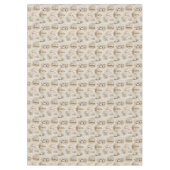 冬の素朴クリスマスの農家連 テーブルクロス (正面)