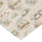 冬の素朴クリスマスの農家連 テーブルクロス (アングル)