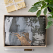 冬の素朴ハッピーホリデーズ 薄葉紙 (ギフト)