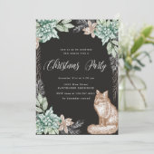 冬の素朴ワンダーランドクリスマスパーティー 招待状 (スタンド正面)