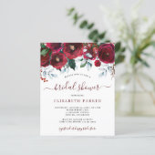 冬の素朴予算のシャワー招待状 (スタンド正面)