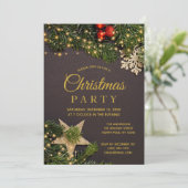 冬の素朴休日ライトクリスマスパーティー 招待状 (スタンド正面)