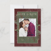 冬の素朴果実とパインブルゴーニュ セーブザデート (正面)