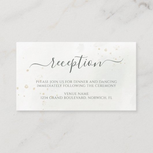 冬の素朴果実パインコーングリーナリー結婚ズ エンクロージャーカード (正面)