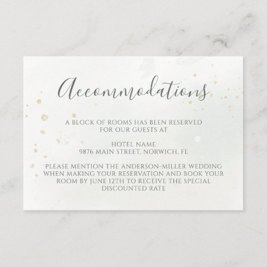 冬の素朴果実パインコーングリーナリー結婚ズ エンクロージャーカード (正面)