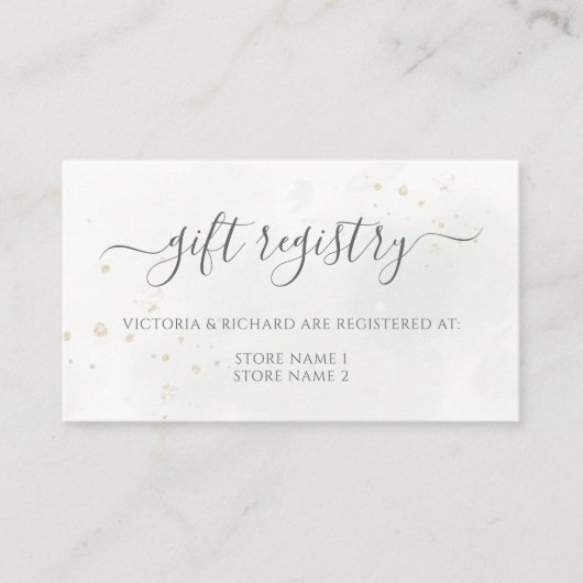 冬の素朴果実パインコーングリーナリー結婚ズ エンクロージャーカード (正面)