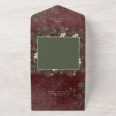 冬の素朴果実&パインブルゴーニュのディナー オールインワン招待状 (外側)