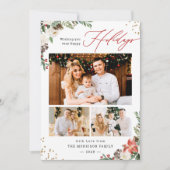 冬の素朴植物フローラスクリプト3写真 シーズンカード (正面)