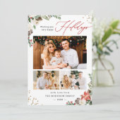 冬の素朴植物フローラスクリプト3写真 シーズンカード (スタンド正面)