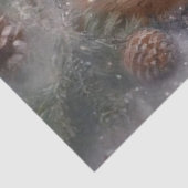 冬の素朴水の色ウッドランドキツネデコページ 薄葉紙 (詳細)