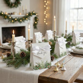 冬の素朴緑の果実パインコーン結婚ズ フェイバーボックス