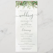 冬の素朴緑の果実パインコーン結婚ズ プログラム (正面)