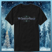 冬の紫 Tシャツ
