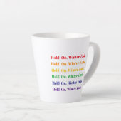 冬の終わり カフェラテマグ (右アングル)