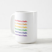 冬の終わり コーヒーマグカップ (正面左)