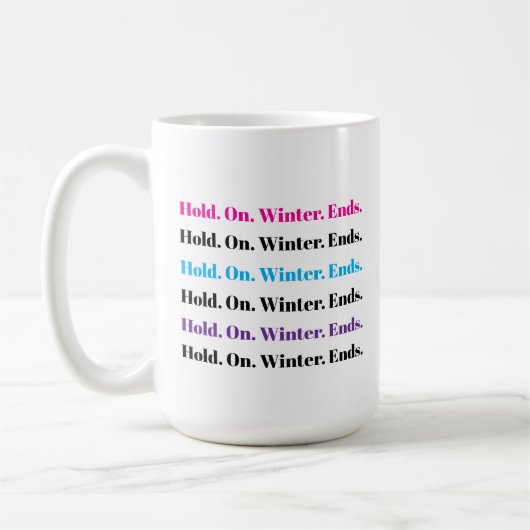 冬の終わり コーヒーマグカップ (左)