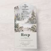 冬の結婚夢想 オールインワン招待状 (内側)