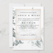 冬の結婚夢想 招待状 (正面)