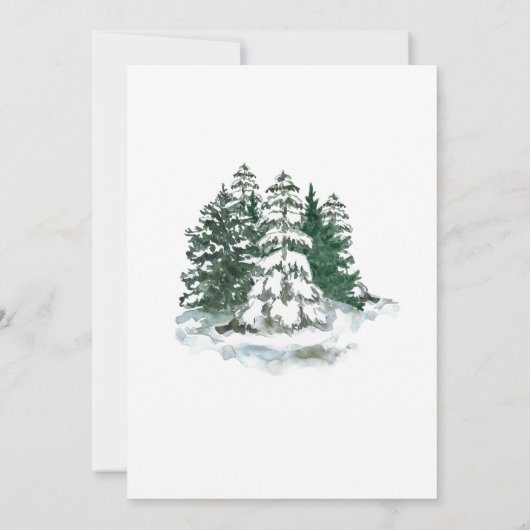 冬の結婚夢想 招待状 (裏面)