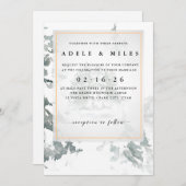 冬の結婚夢想 招待状 (正面/裏面)