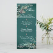 冬の結婚式のクリスマスプレゼント メニュー (スタンド正面)