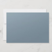 冬の結婚式の写真は日付を保存 招待状 (裏面)