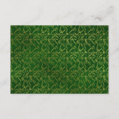 冬の結婚式の情報カード エンクロージャーカード (裏面)