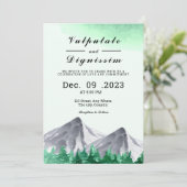 冬の結婚式の招待状があなたの夢を引き離す 招待状 (スタンド正面)