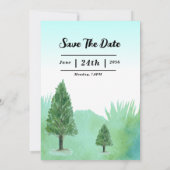 冬の結婚式の招待状、祝日の招待状 招待状 (裏面)