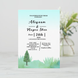 冬の結婚式の招待状、祝日の招待状 招待状