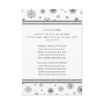 冬の結婚式の方向は灰色の雪を梳きます