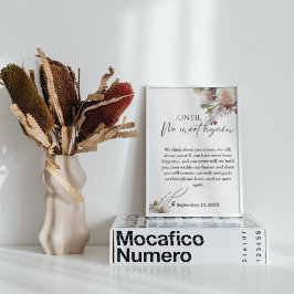 冬の結婚式の記念サイン家族の記憶 ポスター